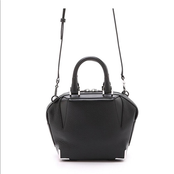 Alexander Wang black leather mini prisma Emile bag - Picture 3 of 8